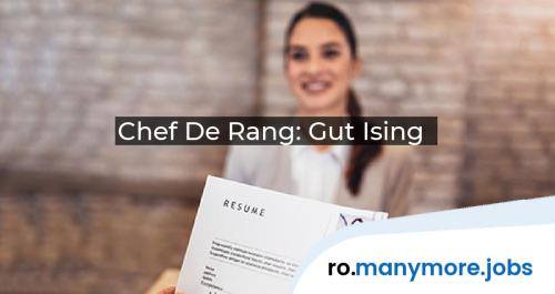 Chef De Rang: Gut Ising | manymore.jobs