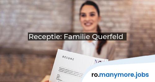 Receptie: Familie Querfeld | manymore.jobs